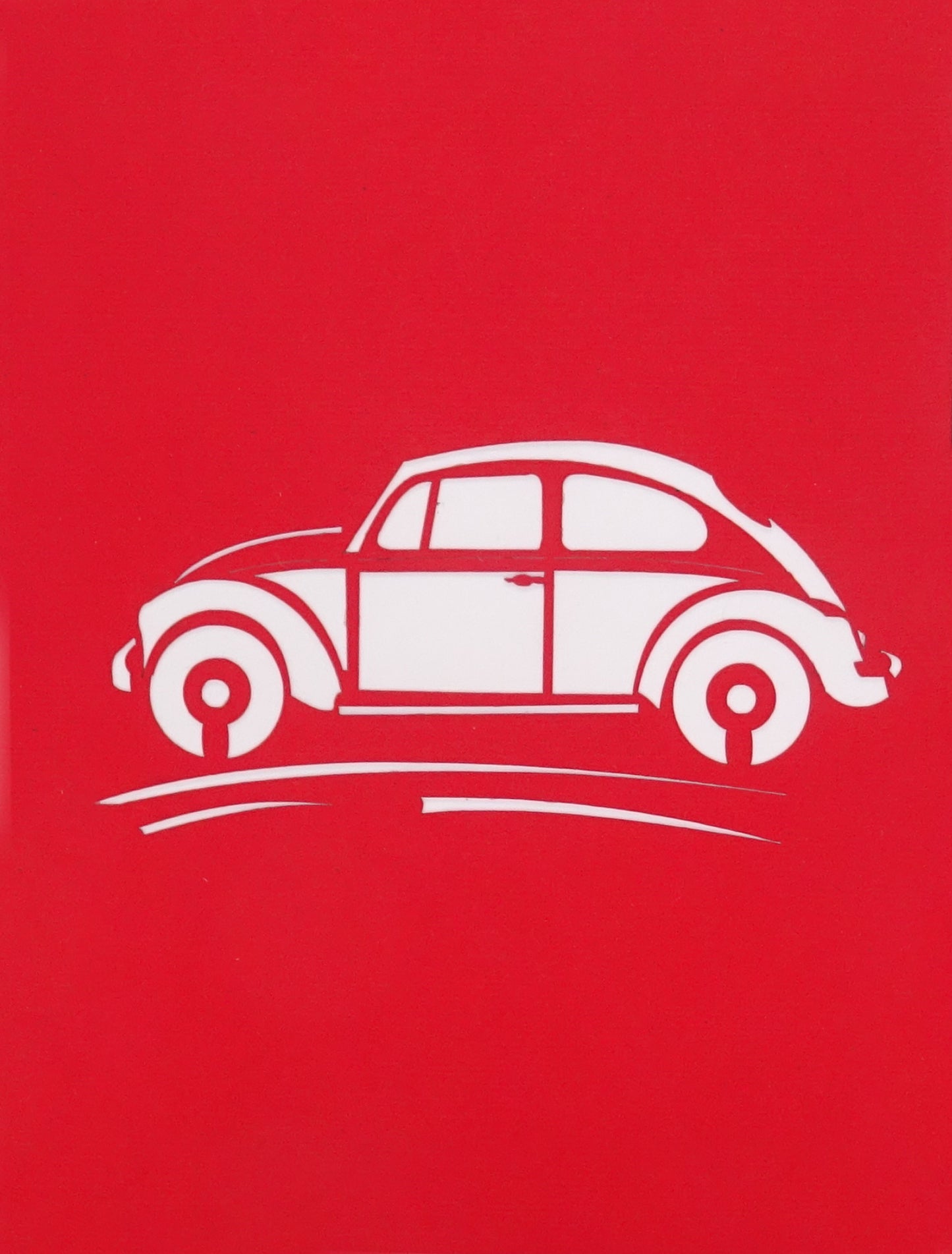 Pop Up Karte "Auto - Automobil" 3D Geburtstagkarte, Gutschein & Geschenk Führerschein