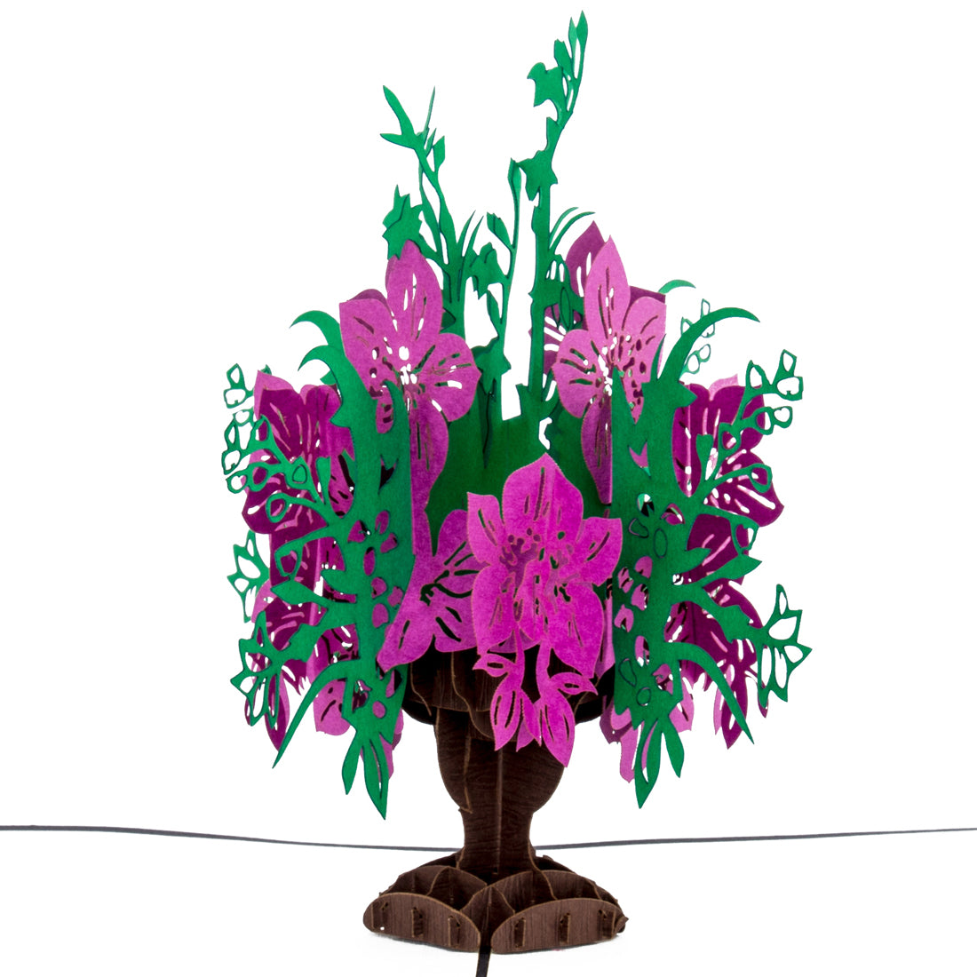 Pop Up 3D Karte "Blumenbouquet" Geburtstagskarte, Dankeskarte, Grußkarte