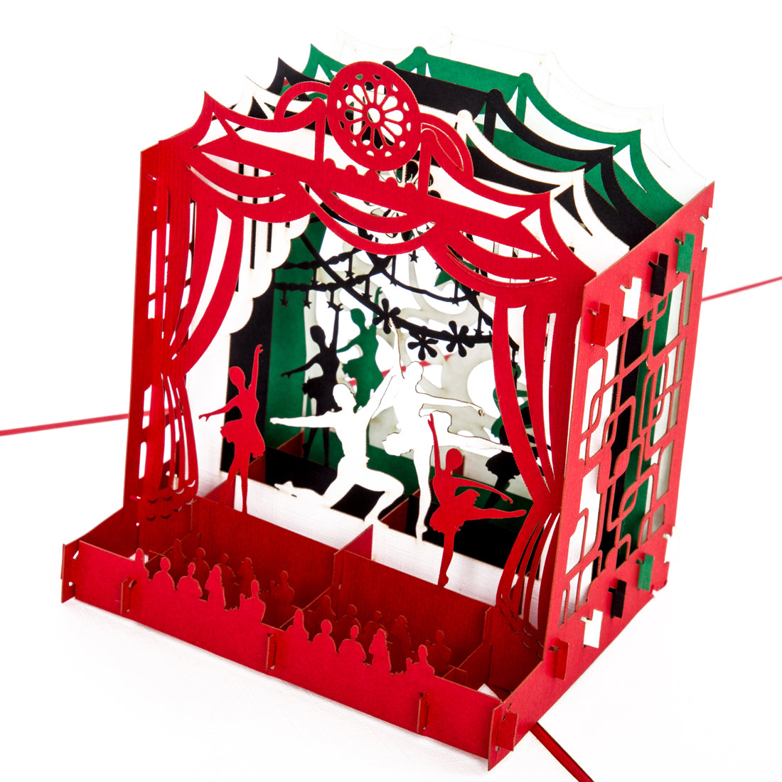 Pop Up Karte "Tanz & Ballett“ 3D Geburtstagskarte, Einladungskarte, Gutschein