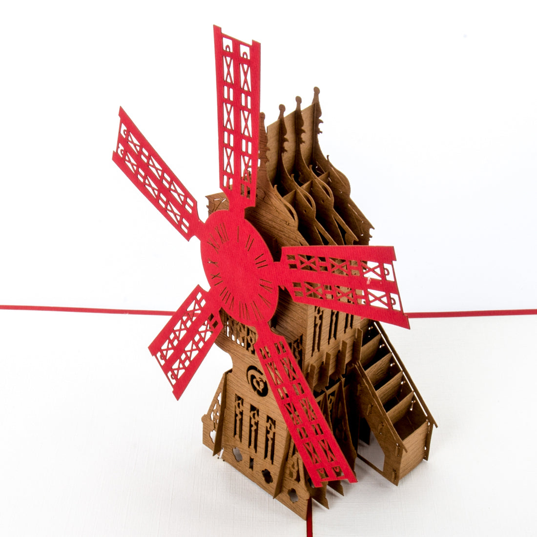 Pop Up Karte "Amsterdam - Windmühle" Geburtstagskarte, Einladung & Gutschein