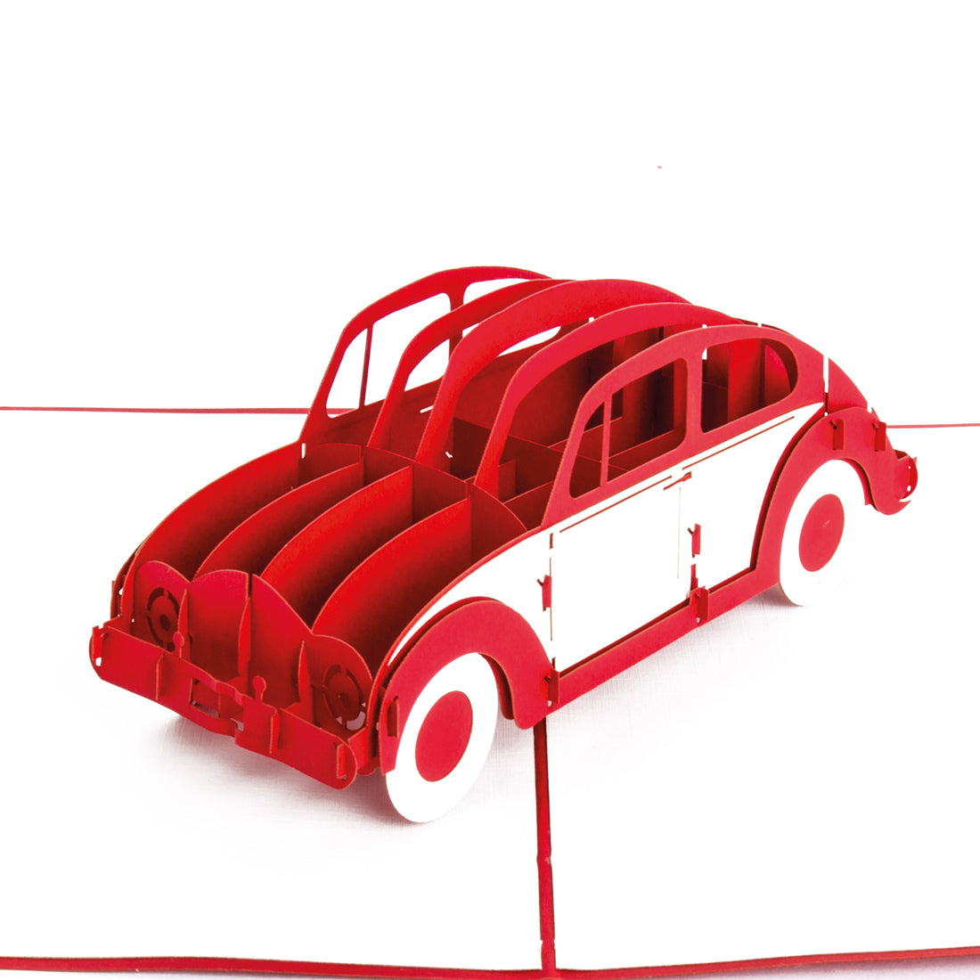 Pop Up Karte "Auto - Automobil" 3D Geburtstagkarte, Gutschein & Geschenk Führerschein
