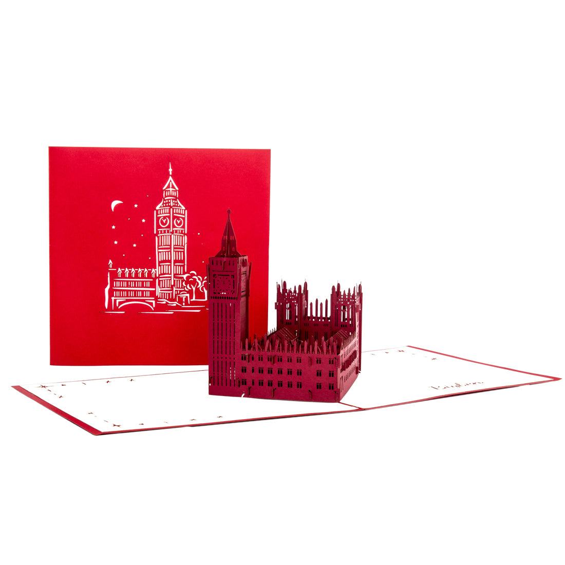 Pop Up Karte "London - Big Ben" 3D Postkarte - United Kingdom UK Geburtstagskarte & Reisegutschein