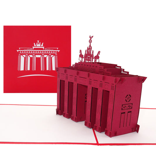 Pop Up Karte "Berlin – Brandenburger Tor" 3D Karte als Souvenir & Einladung