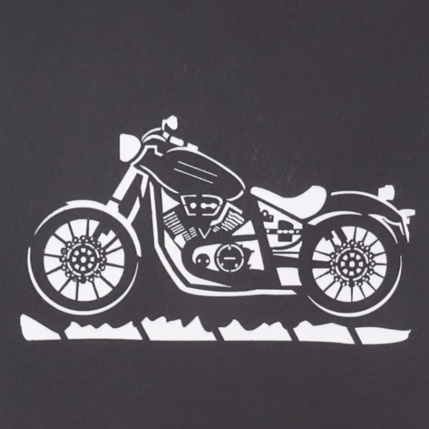 Pop Up Karte "Motorrad" 3D Postkarte - Geburtstagskarte Biker Geschenkidee Route 66