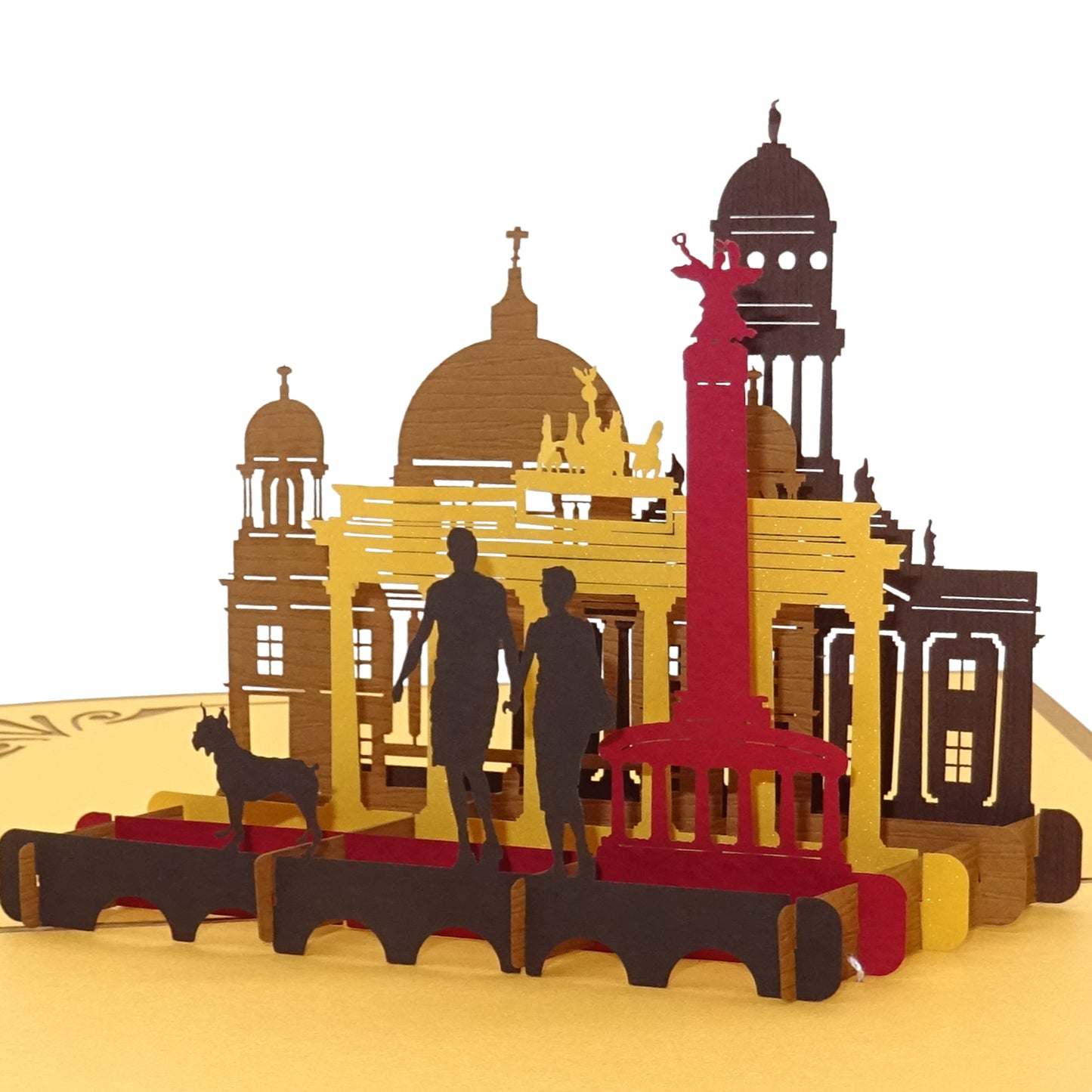 Pop Up Karte „Berlin Skyline“ 3D Grußkarte, Souvenir, Gutschein, Einladung & Geschenk