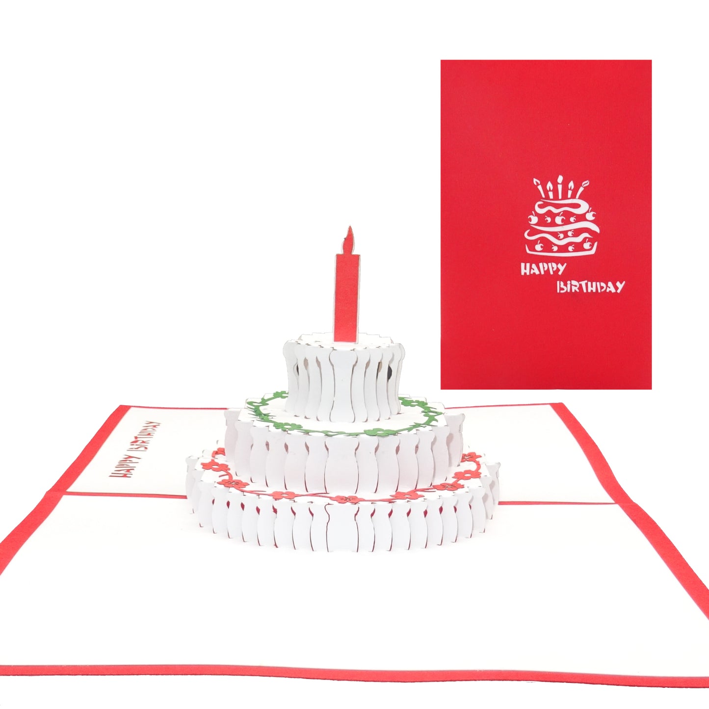 Pop Up Karte "Birthday Cake" 3D Geburtstagskarte & Glückwunschkarte