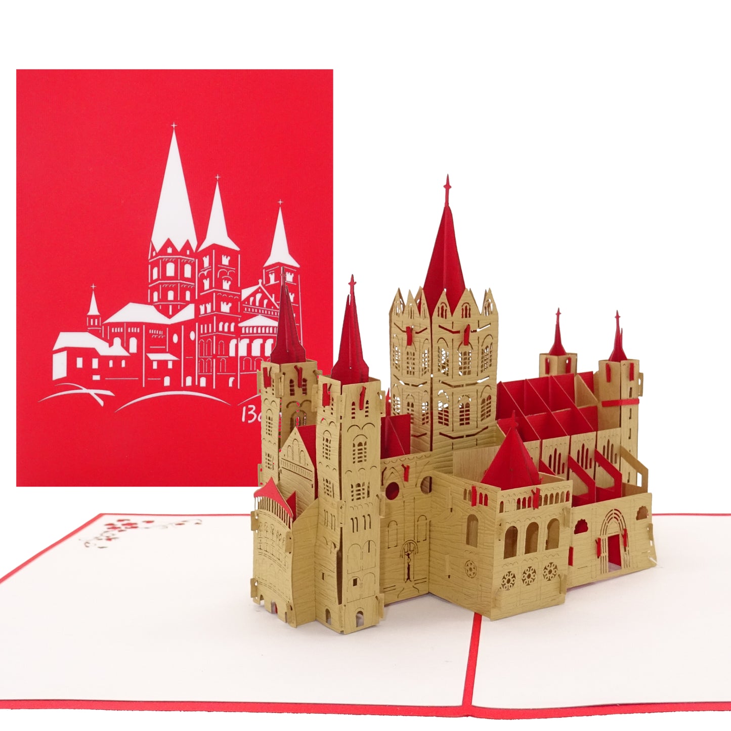 Pop Up Karte "Bonner Münster" 3D Grußkarte & Bonn Souvenir