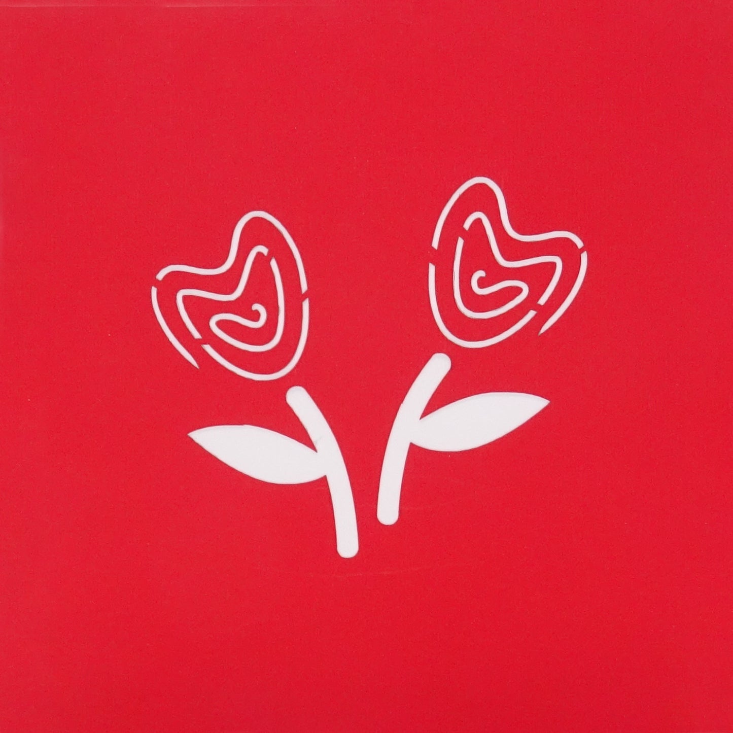 Pop Up Karte "Bunte Blumen" - 3D Geburtstagskarte & Valentinskarte