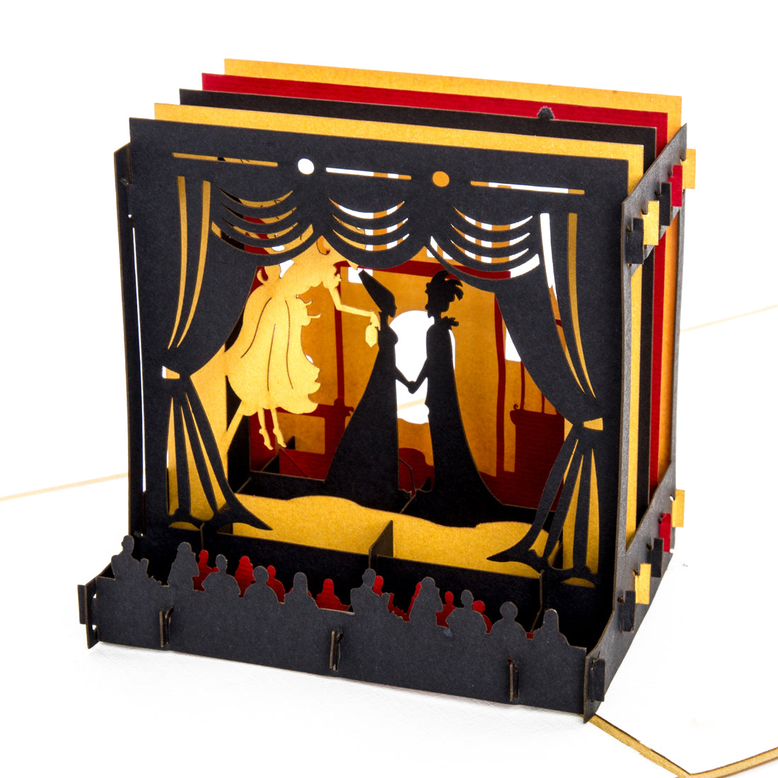 Pop Up Karte "Theater" 3D Geburtstagskarte, Einladung & Gutschein Theaterkarten