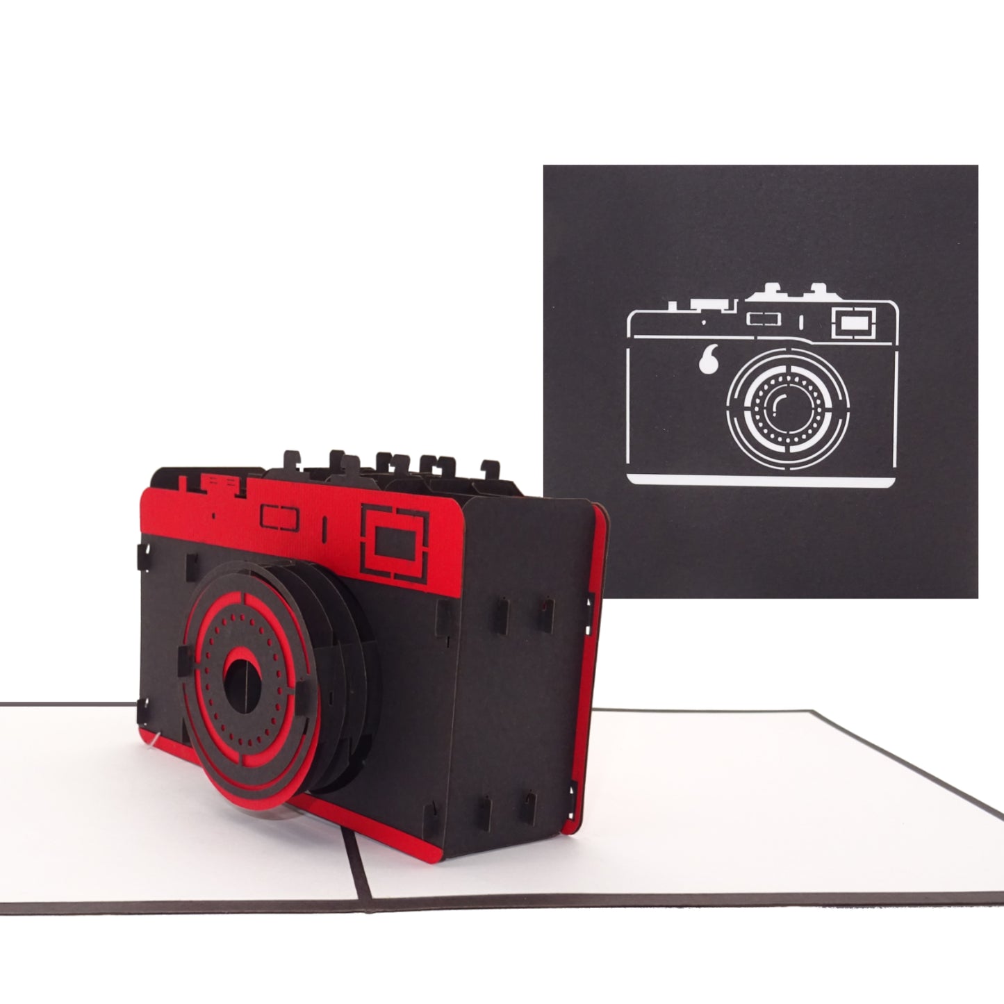 Pop Up Karte "Kamera" 3D Geburtstagskarte Fotograf & Gutschein Fotografie