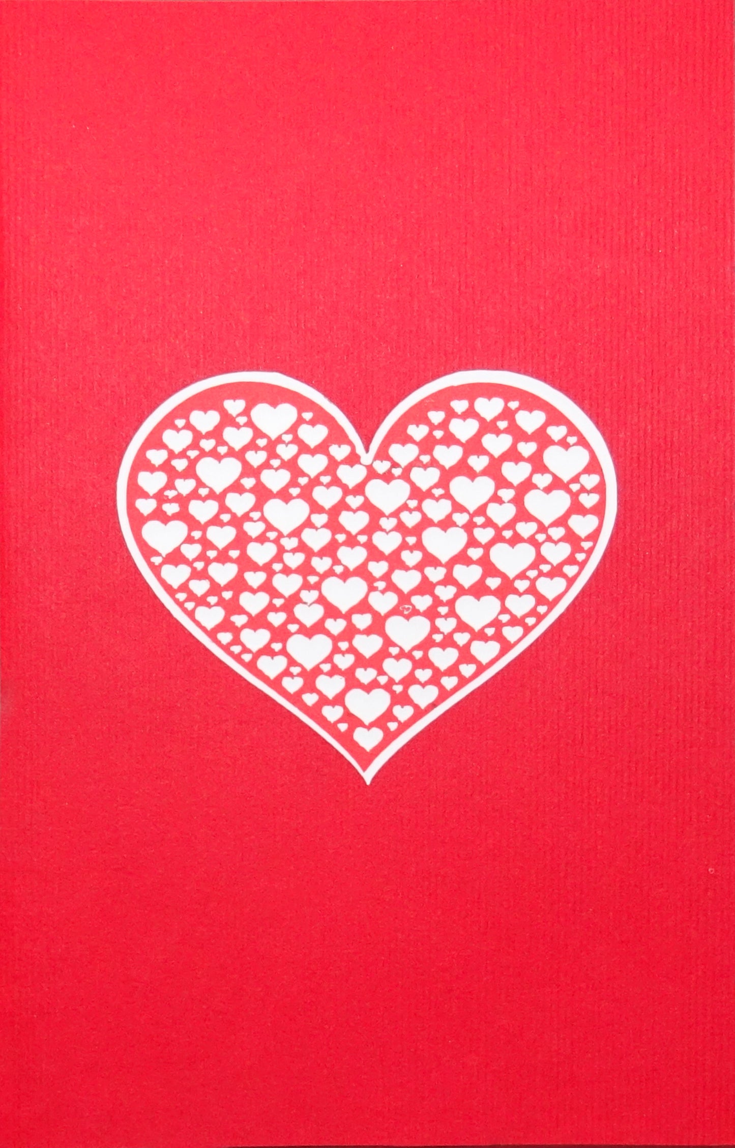 Pop Up Karte "Love Heart" 3D Valentinskarte, Hochzeitskarte & Geburtstagskarte