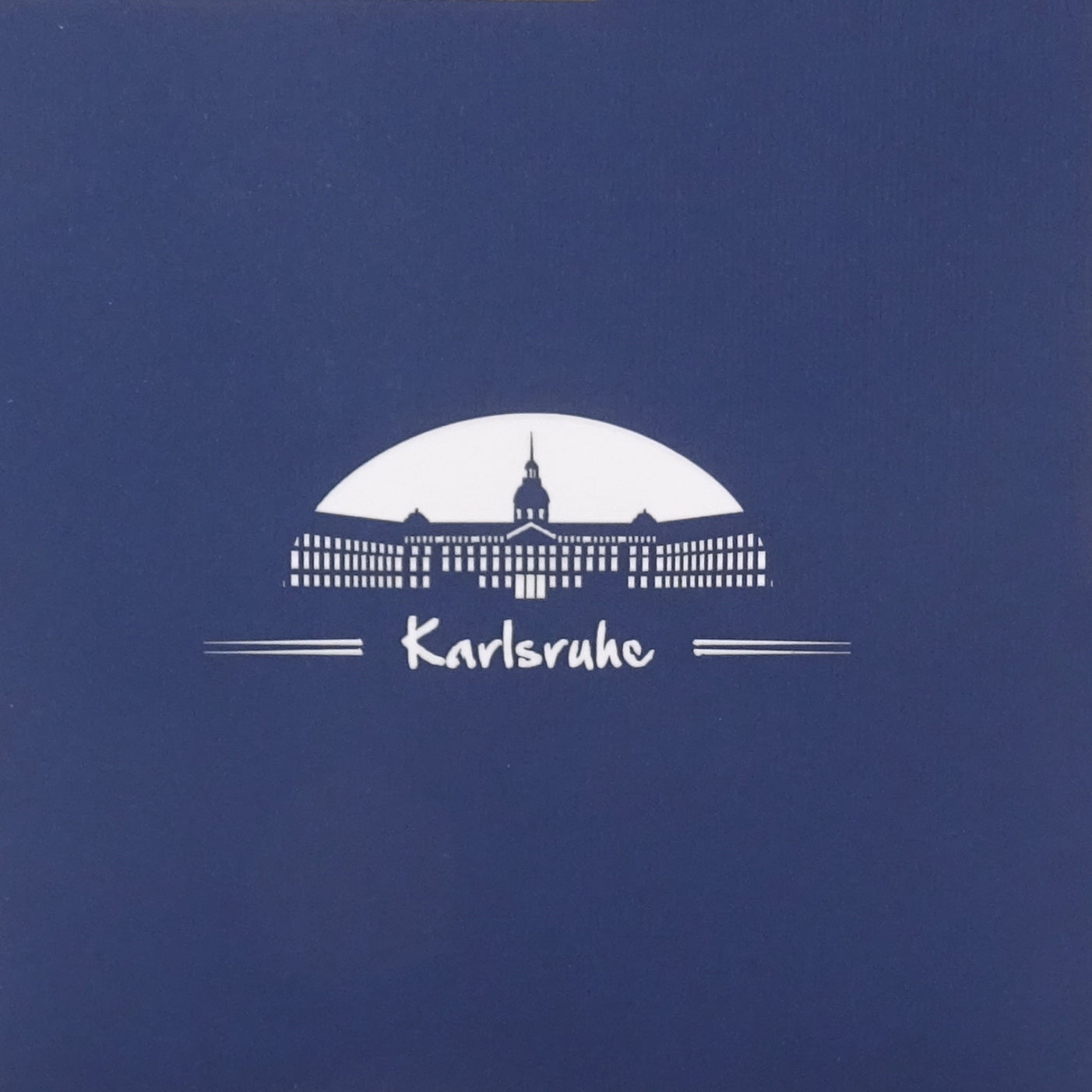 Pop Up Karte „Karlsruhe“ 3D Grußkarte, Gutschein & Souvenir