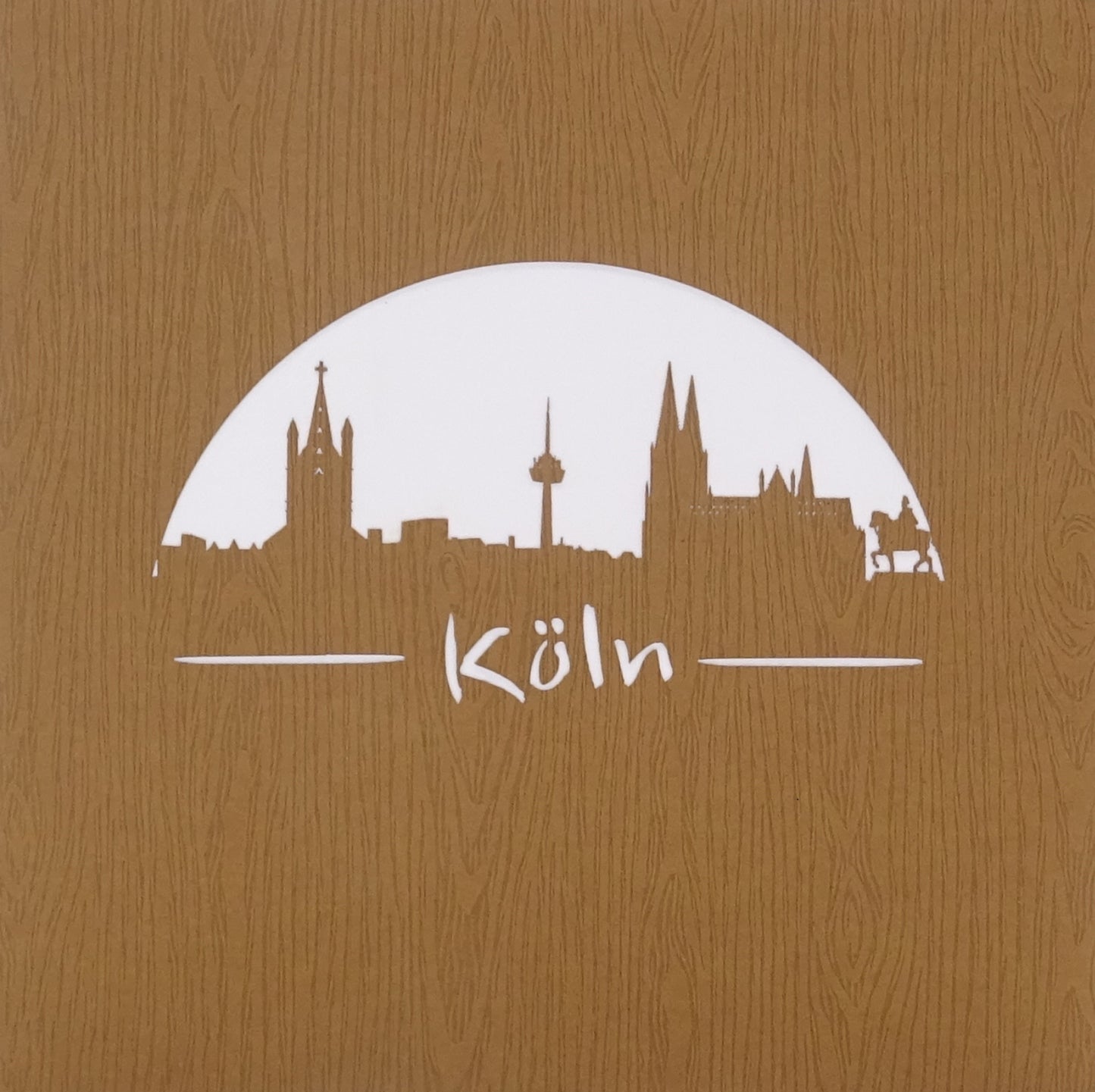 Pop Up Karte "Köln – Panorama mit Kölner Dom“ Souvenir, Einladung & Gutschein