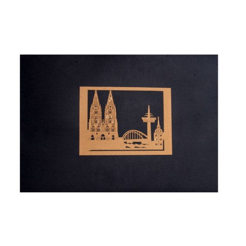 3D Pop-Up Deko Aufsteller "Kölner Dom" - Köln Geschenk mit Wow-Effekt