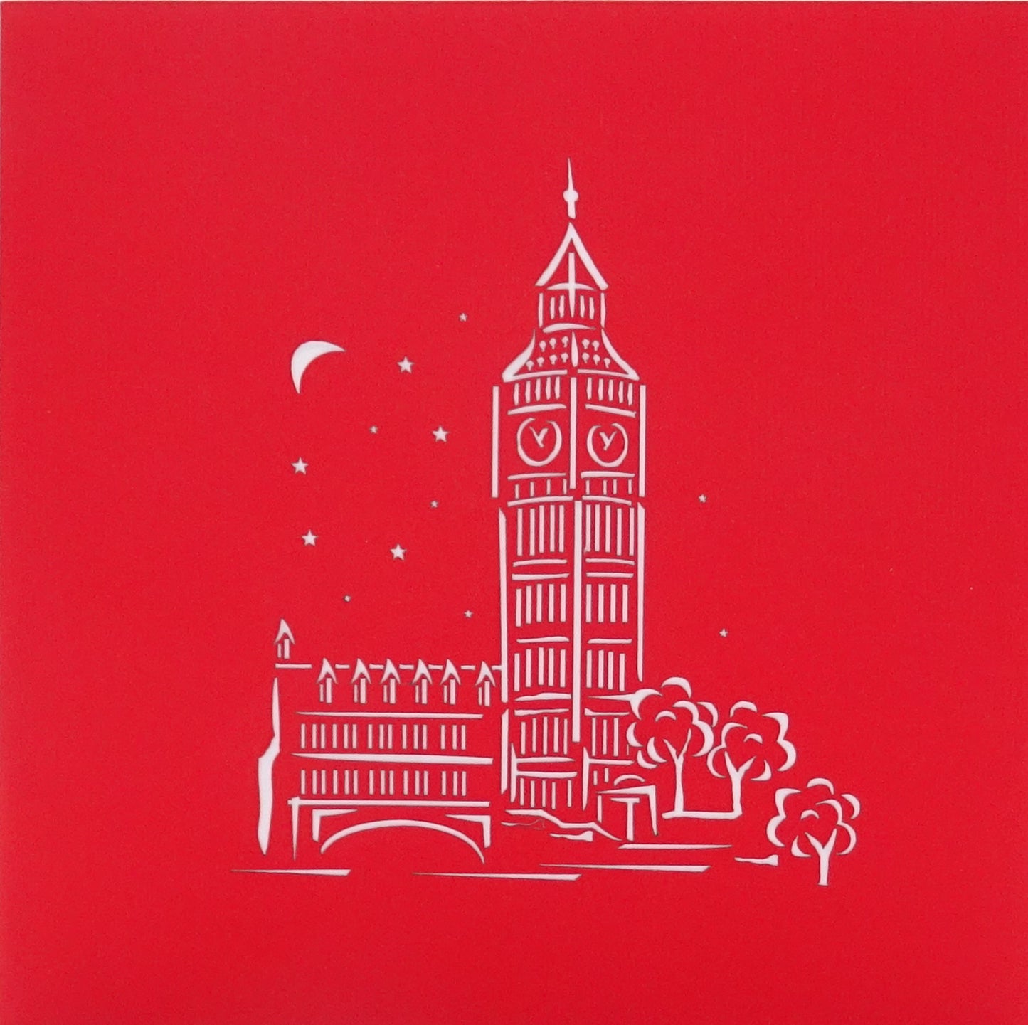 Pop Up Karte "London - Big Ben" 3D Postkarte - United Kingdom UK Geburtstagskarte & Reisegutschein