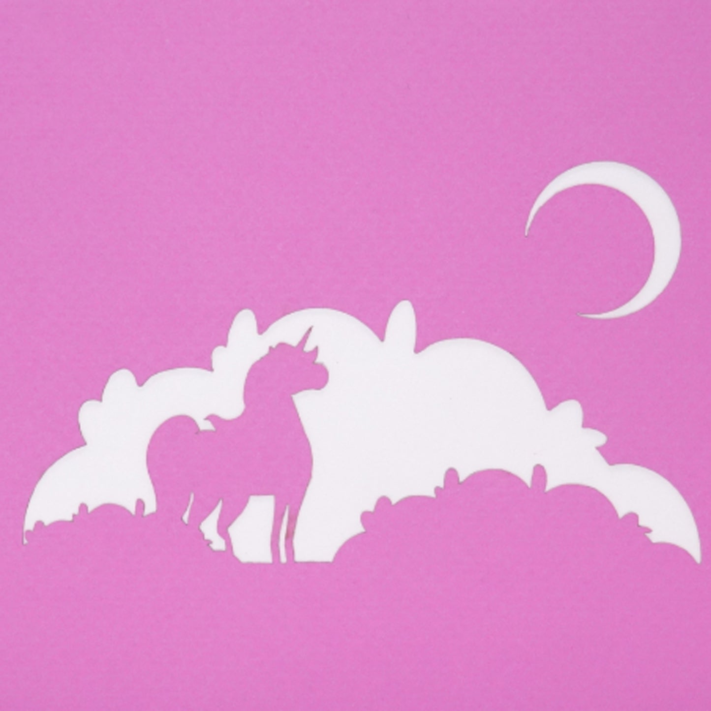 Pop Up Karte "Einhorn Unicorn" 3D Geburtstagskarte, Einladung Kindergeburtstag Pink