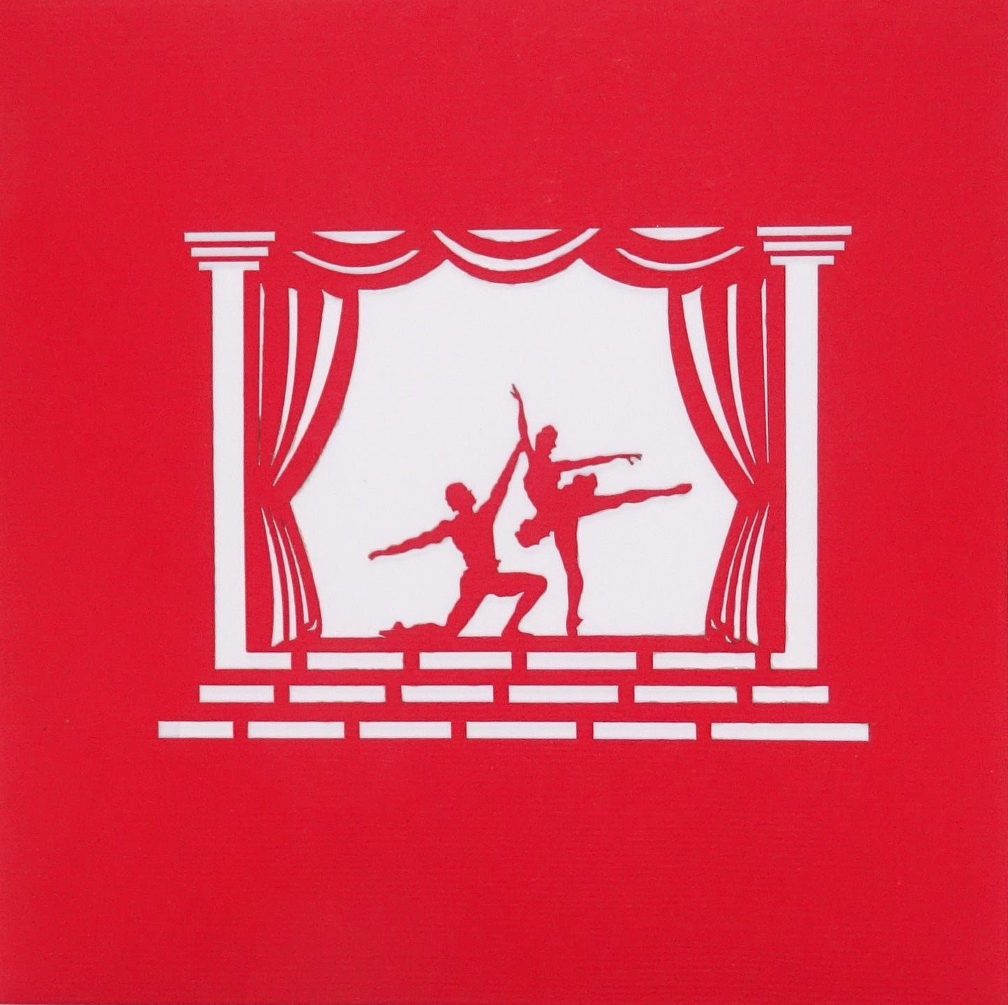 Pop Up Karte "Tanz & Ballett“ 3D Geburtstagskarte, Einladungskarte, Gutschein