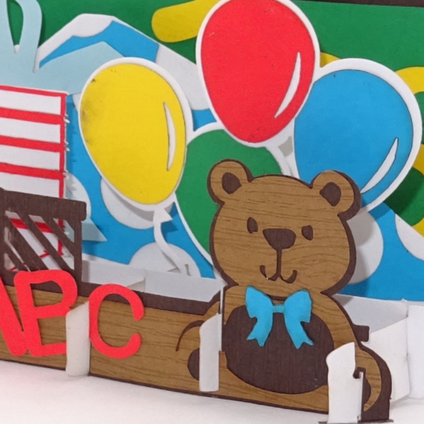 Pop Up Karte "Einschulung" Glückwunschkarte & Geschenkidee zum ersten Schultag