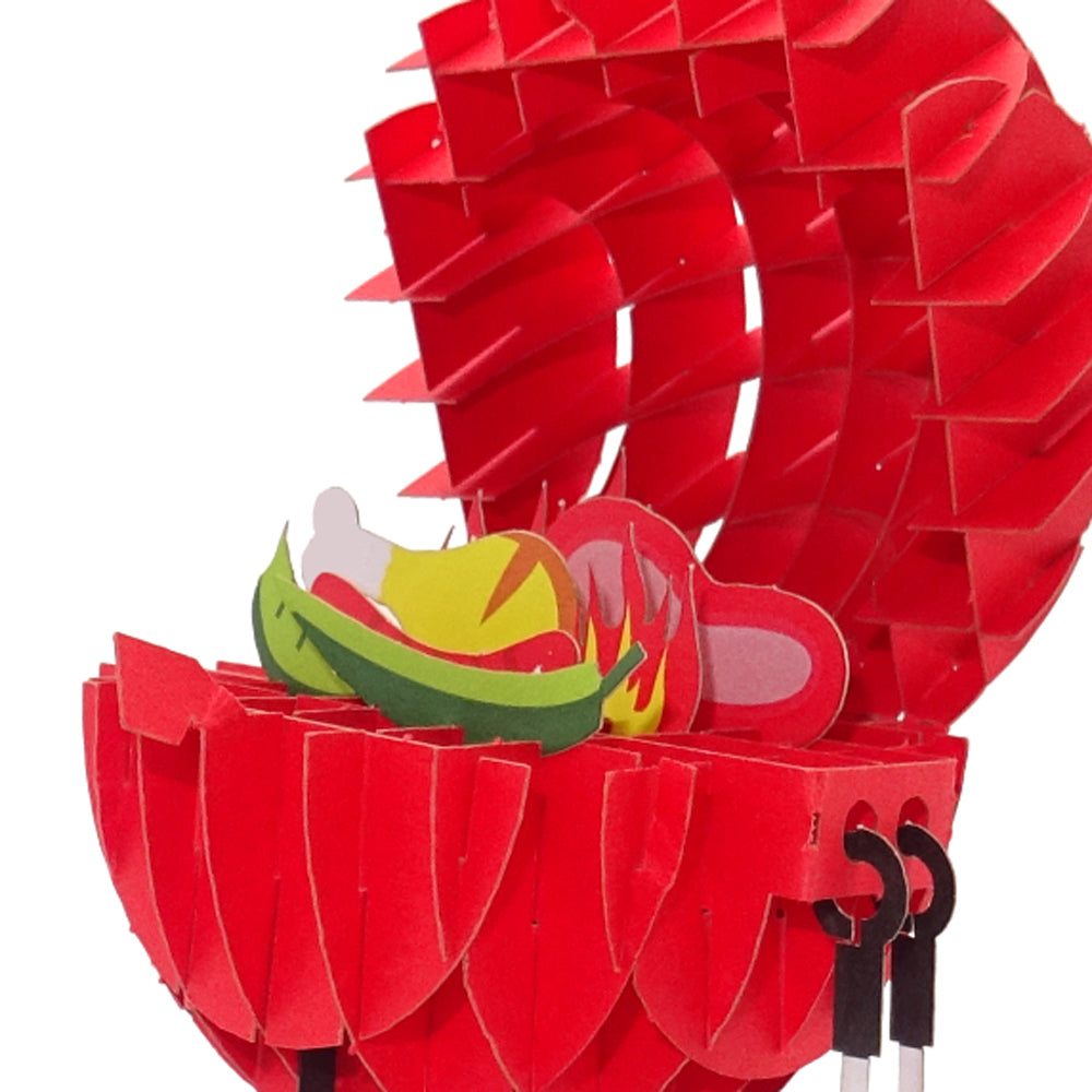 Pop Up Karte "BBQ Grill - Grillmeister" - Grußkarte, Einladung, Gutschein