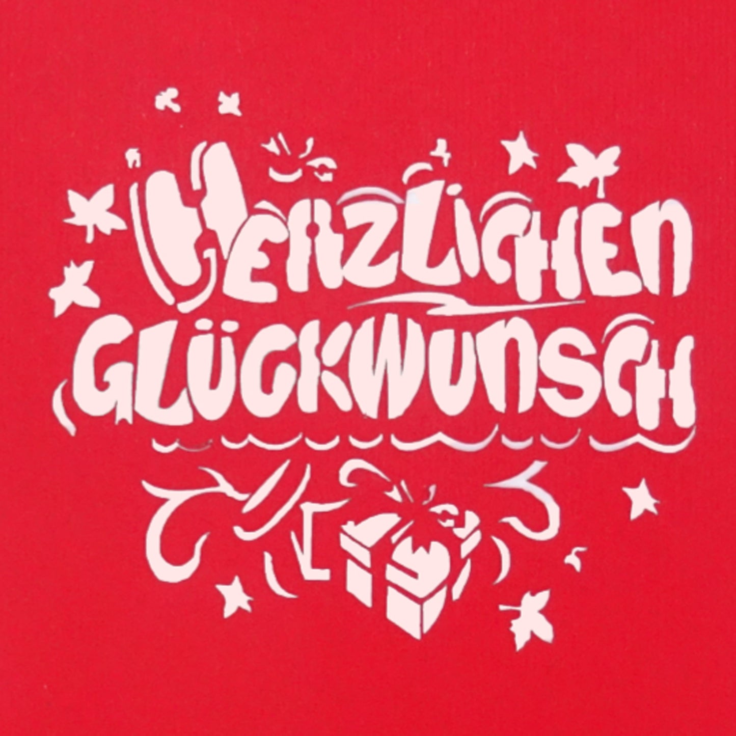 Pop Up Karte "Geschenke - Violett & Pink" 3D Geburtstagskarte & Glückwunschkarte