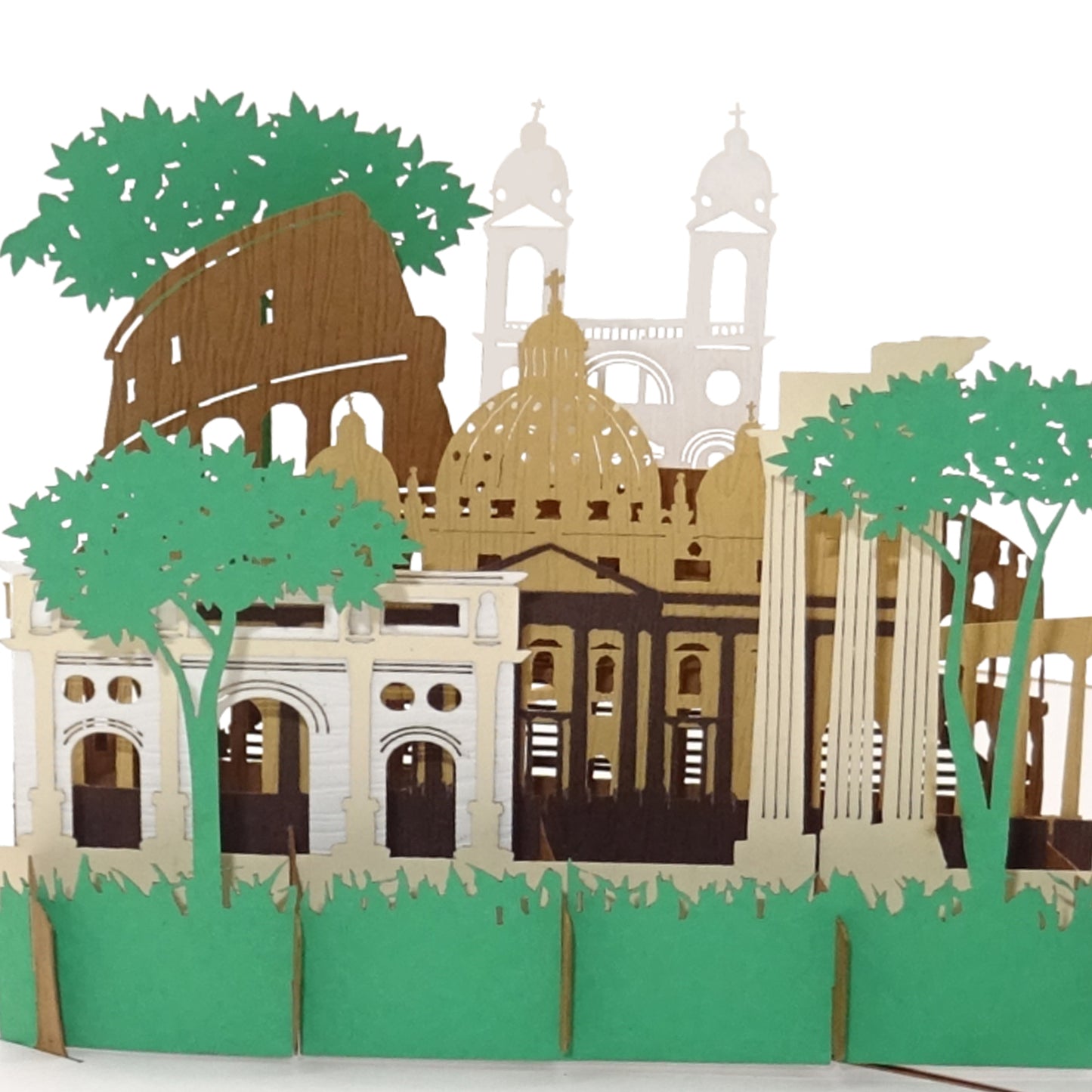 Pop Up Karte "Rom" 3D Geburtstagskarte, Gutschein Italien Reise, Einladung & Souvenir