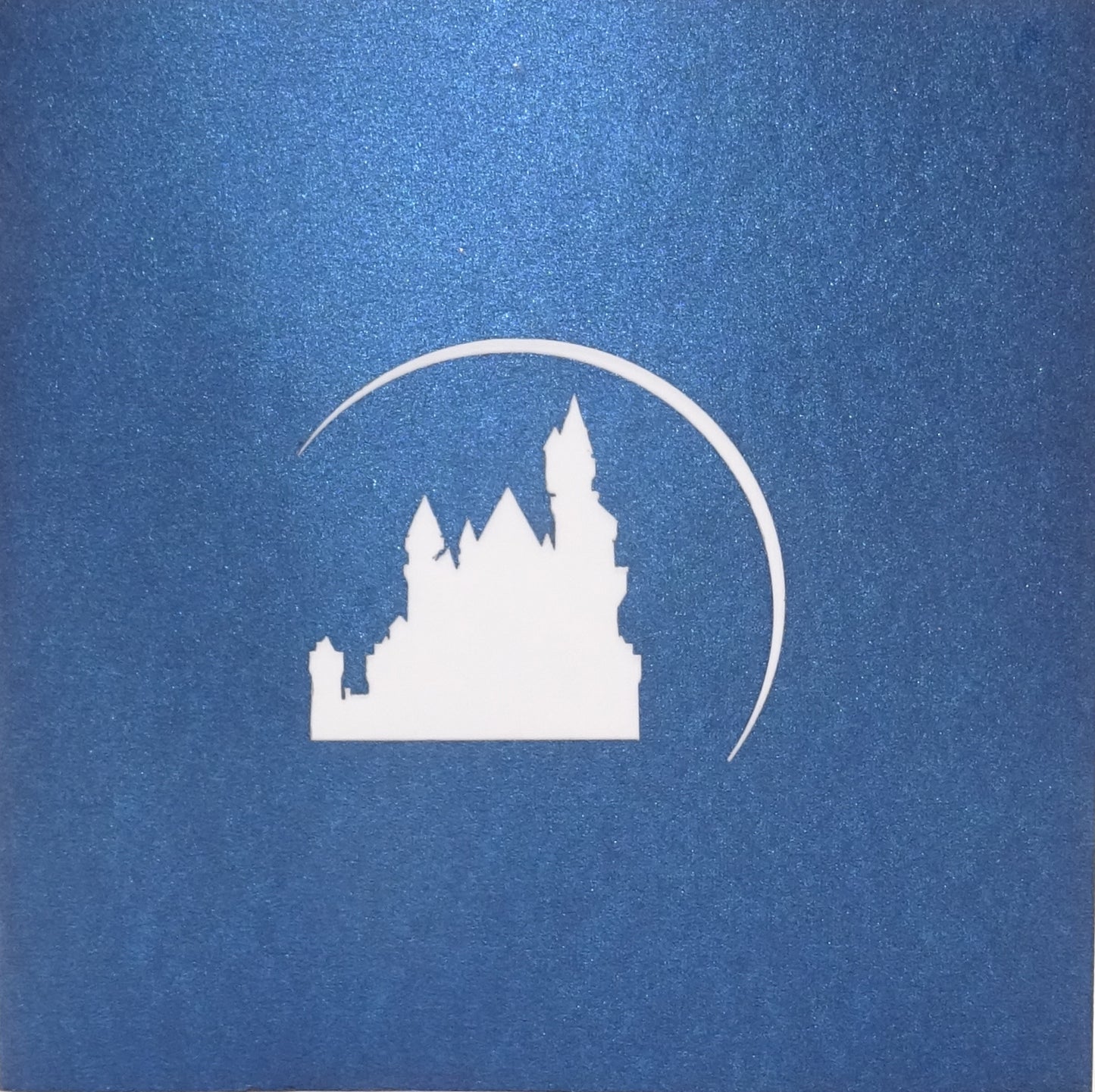 Pop Up Karte "„Bergpanorama & Schloss“ Einladungskarte, Souvenir & Einladung