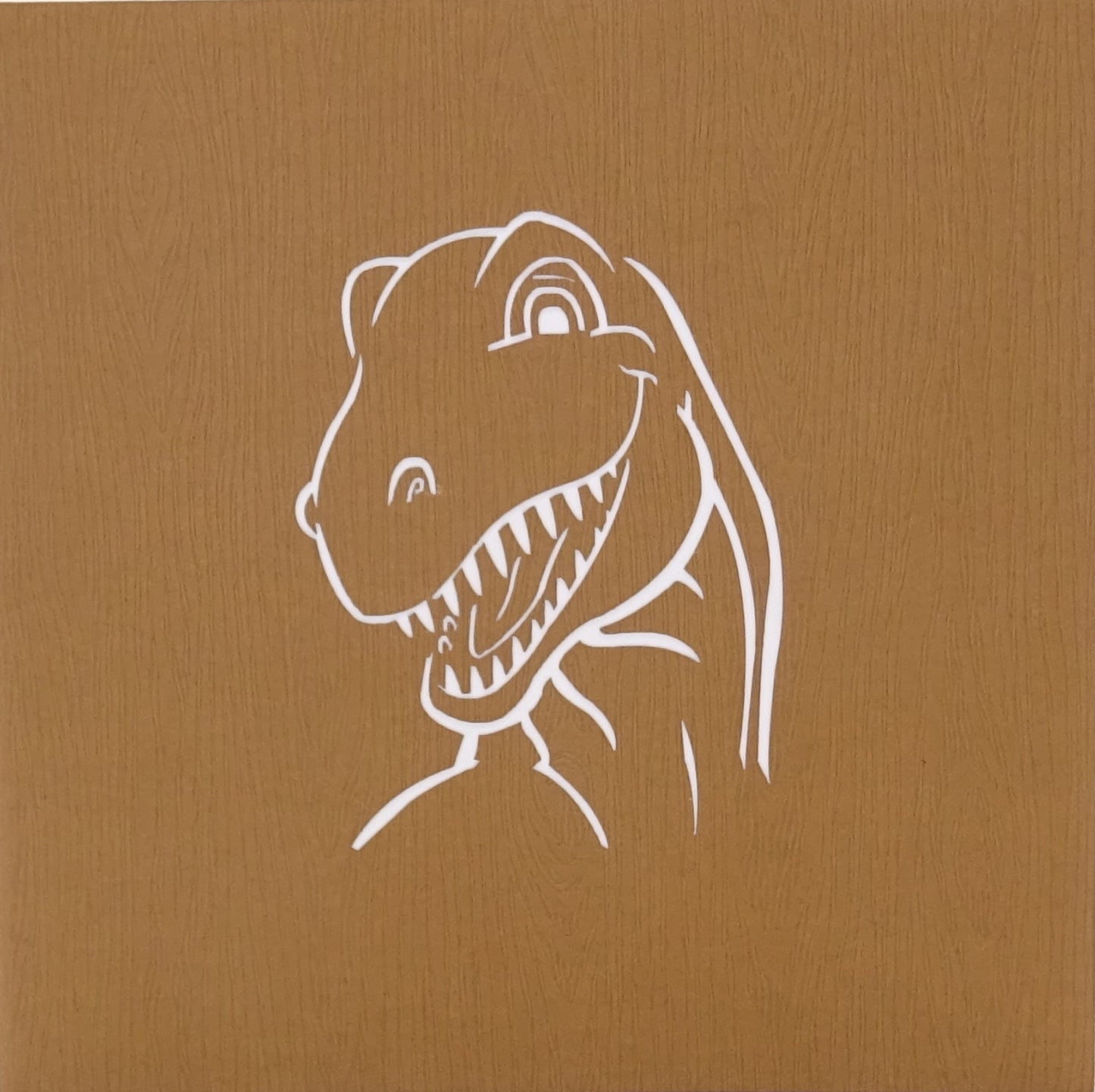 Pop Up Karte "Tyrannosaurus Rex" Dinosaurier T-Rex Geburtstagskarte & Einladungskarte