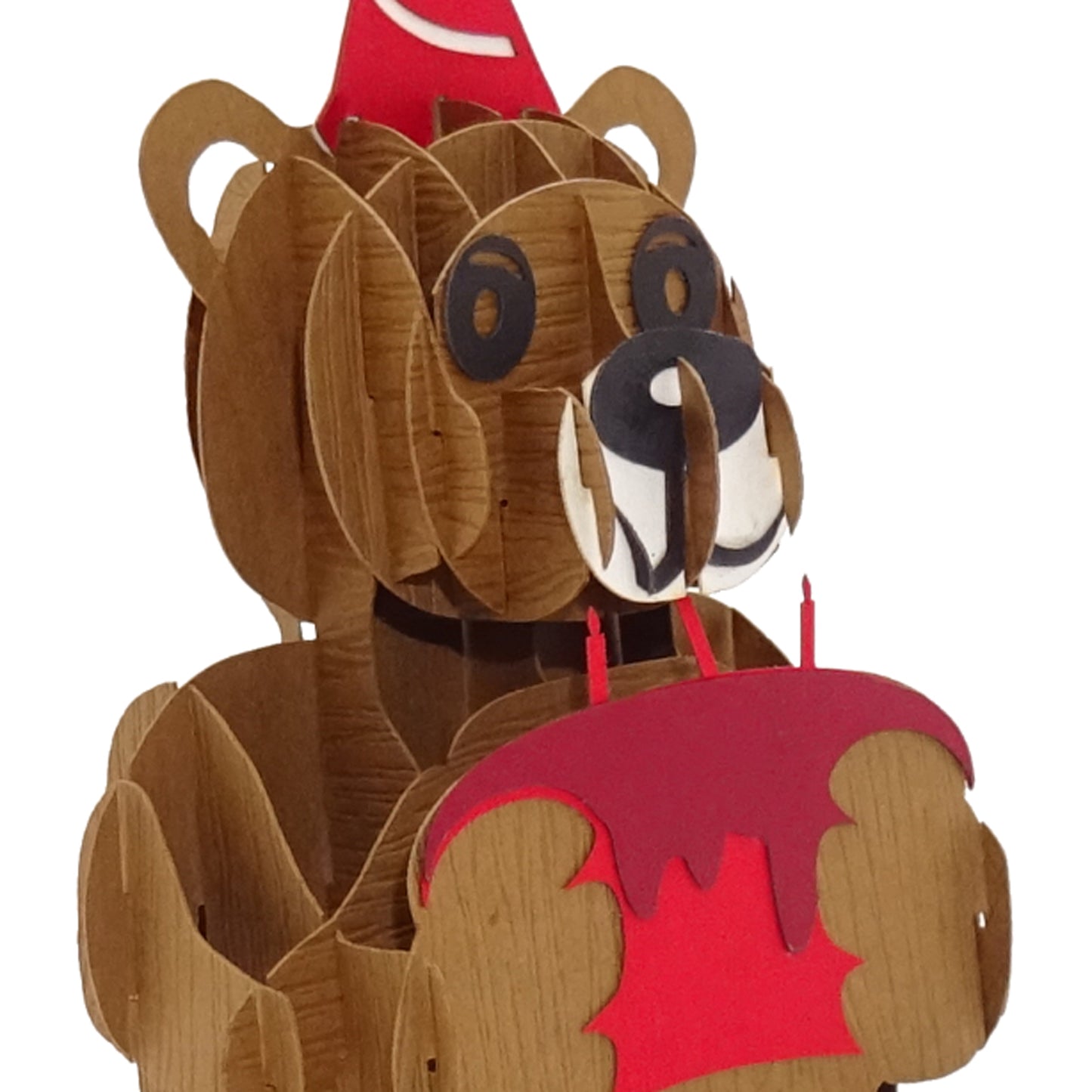 Pop Up Karte "Teddy" - Geburtstagskarte, Glückwunschkarte zum Geburtstag