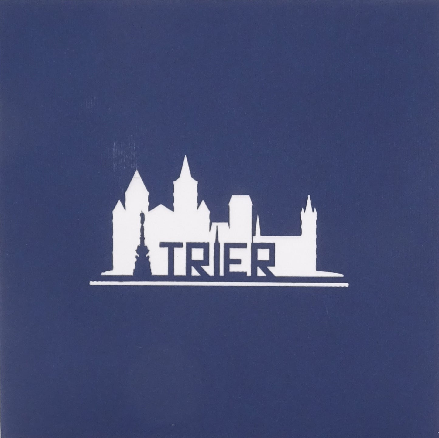 Pop-Up Karte "Trier - Panorama mit Dom & Porta Nigra" 3D Postkarte, Grußkarte & Souvenir