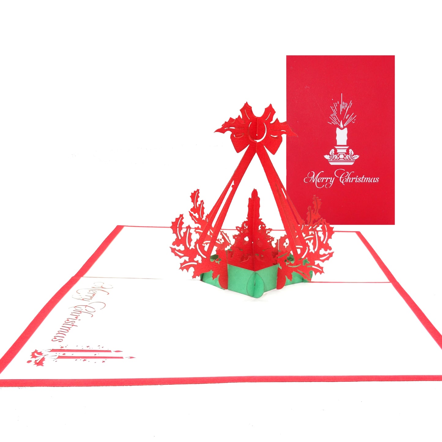 3D Weihnachtskarte "Adventskerze" - Pop-Up Karte zu Weihnachten