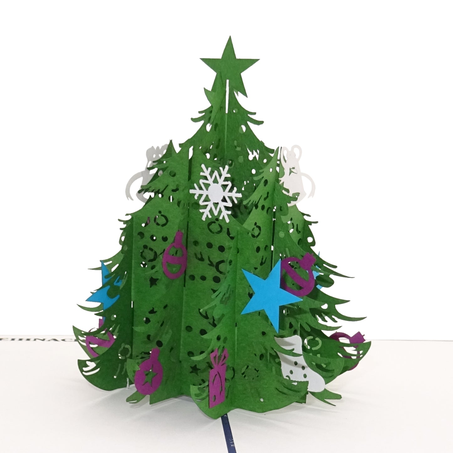 3D Weihnachtskarte "Köln - Tannenbaum" Pop Up Karte mit Umschlag zu Weihnachten