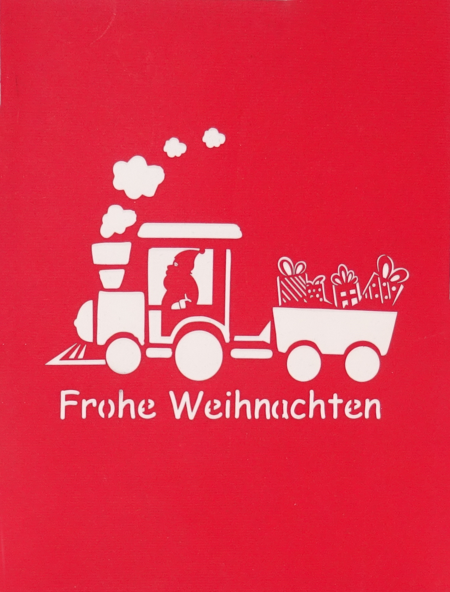 3 x Weihnachtskarte - Pop-Up Karten zu Weihnachten im 3-er Set