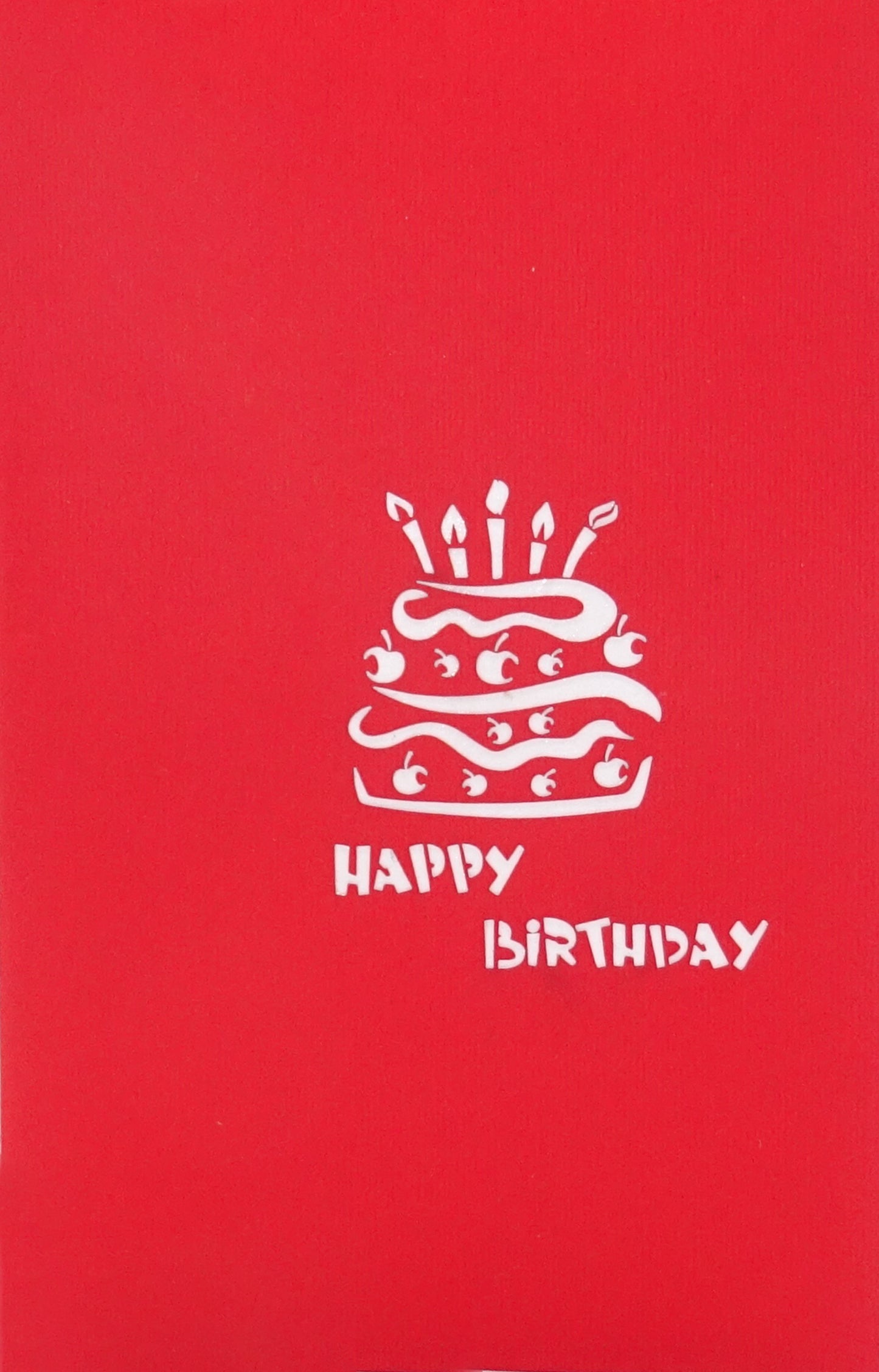 Pop Up Karte "Birthday Cake" 3D Geburtstagskarte & Glückwunschkarte