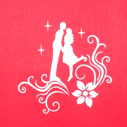 Pop Up Karte "The Kiss"  - Hochzeitskarte & Einladungskarte