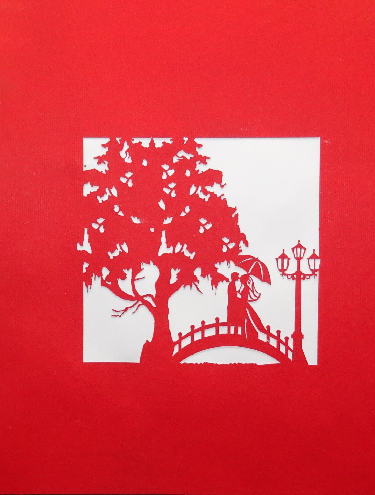 Pop Up Karte "Wedding Bridge" 3D Hochzeitskarte, Einladungskarte, Geschenkgutschein
