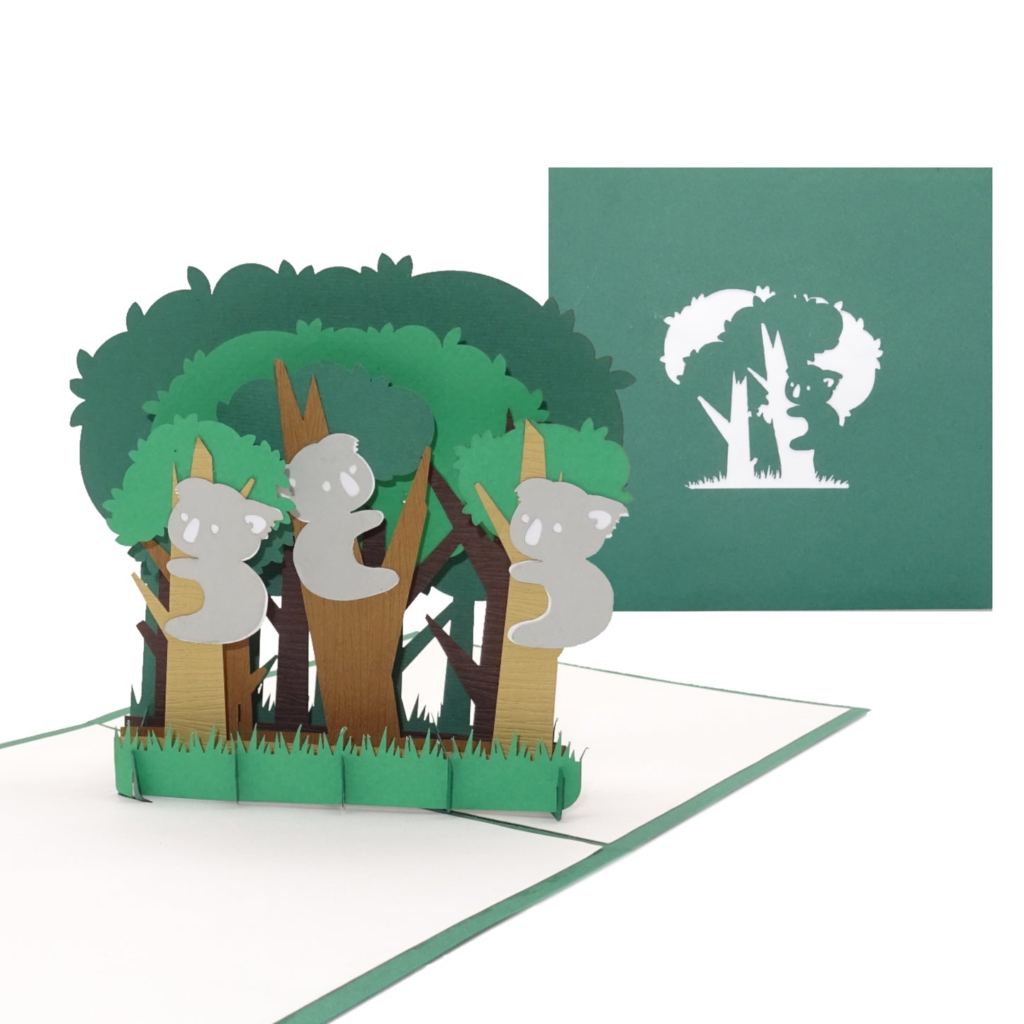 Pop Up Karte „Koalas“ Koala Geburtstagskarte, Einladung Australien Reise