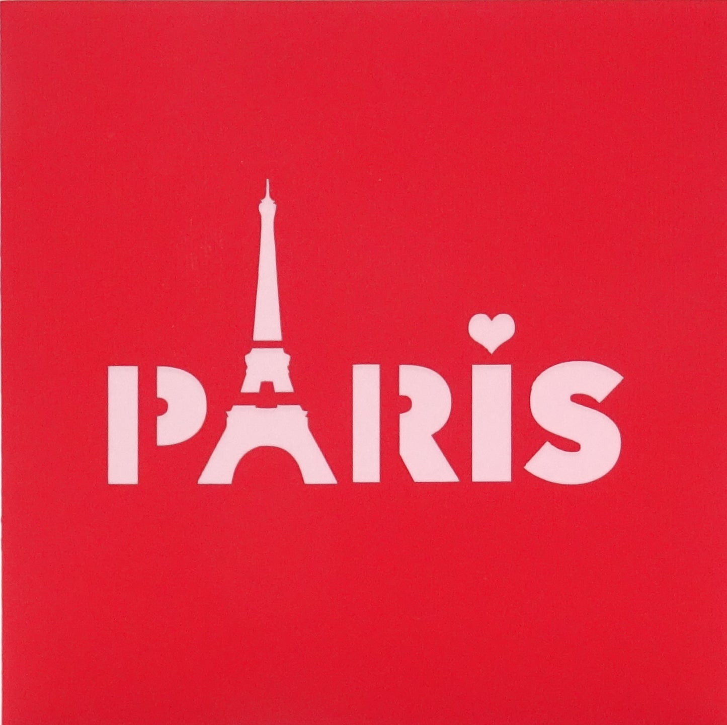 Pop Up Karte "Paris Panorama" Geburtstagskarte, Souvenir, Gutschein Geschenkidee