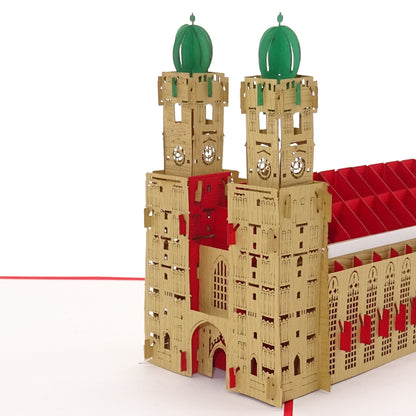 Pop Up Karte "München - Frauenkirche" 3D Grußkarte, Glückwunschkarte & Souvenir