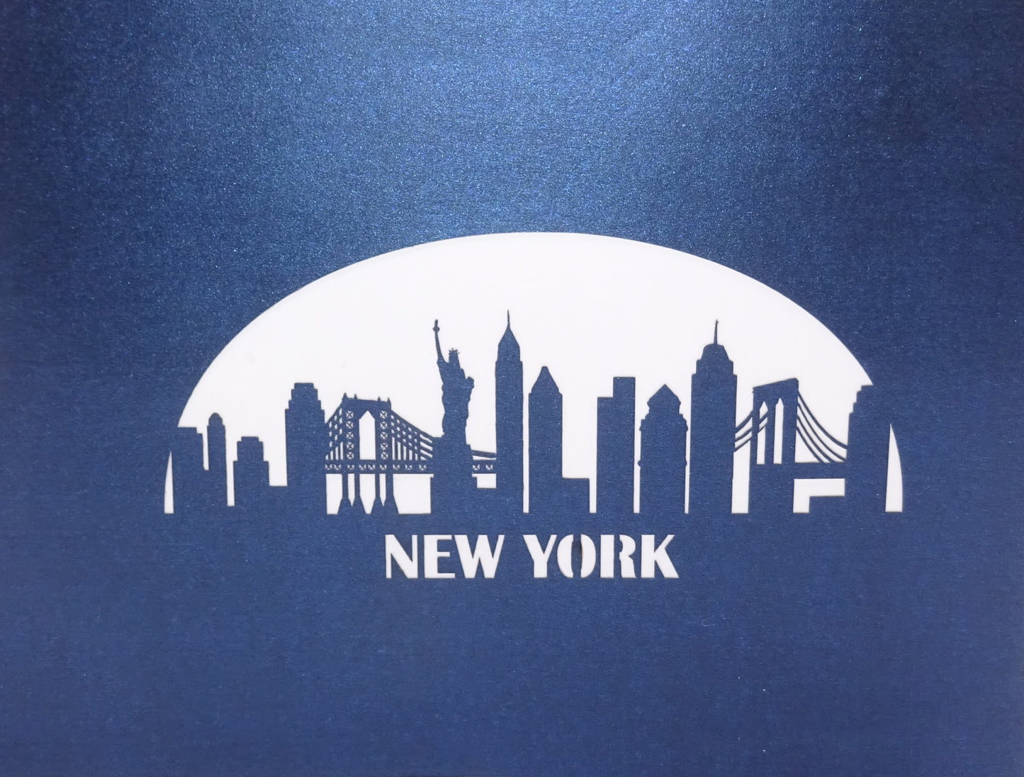 Pop Up Karte "New York" als USA Souvenir, Einladung, Gutschein Reise