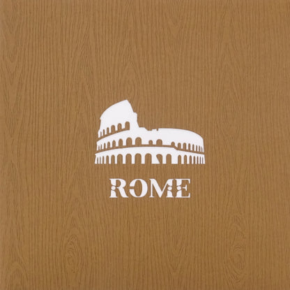 Pop Up Karte "Rom" 3D Geburtstagskarte, Gutschein Italien Reise, Einladung & Souvenir