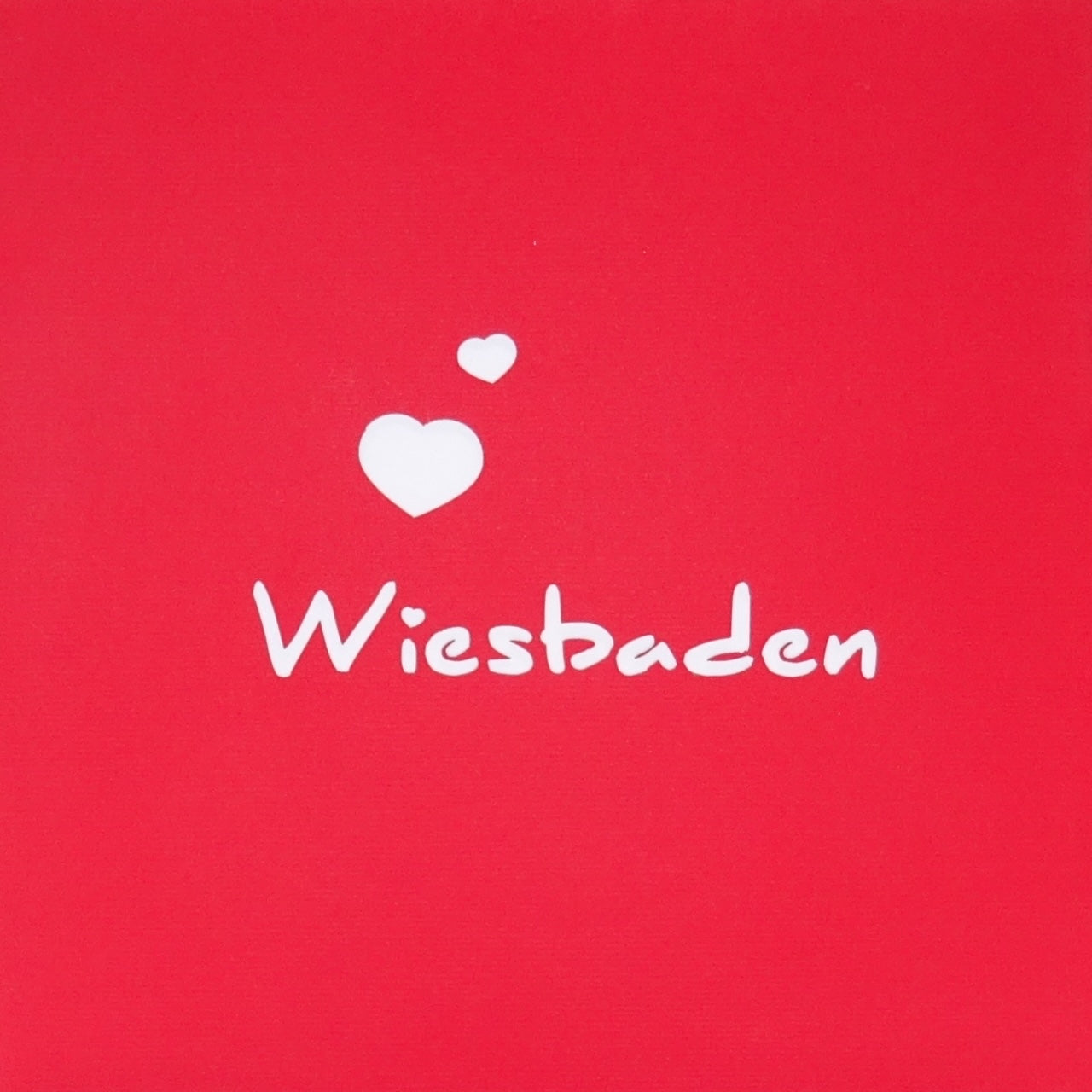 Pop-Up Karte "Wiesbaden" - 3D Grußkarte, Geschenk, Gutschein & Souvenir